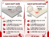Phân Biệt Gạch Matt (Mờ) Và Gạch Satin (Mờ Mịn): Loại Nào Tốt Hơn?